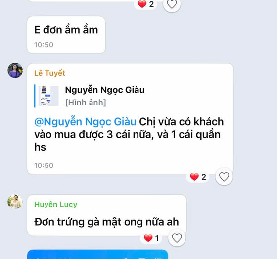 Tin nhắn học viên: đơn về ầm ầm